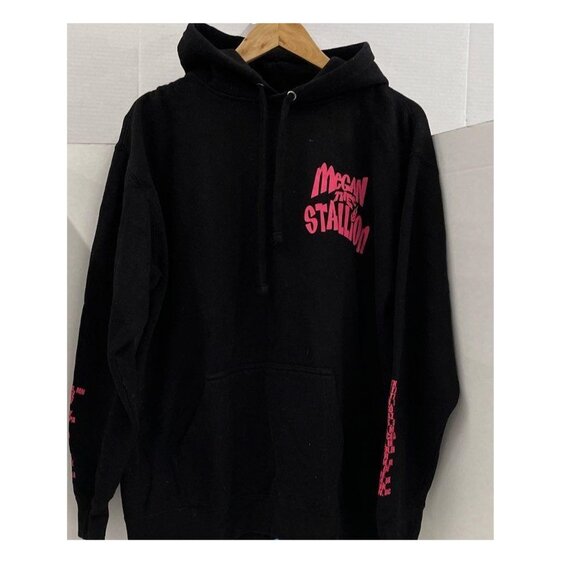 Megan Thee Stallion Tour Black Hoodie Size M Unisex - Picture 2 of 5